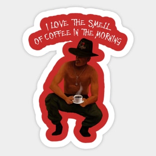 I Love The Smell of Coffee in the Morning Sticker